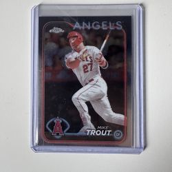 Topps Chrome 2024 Mike trout