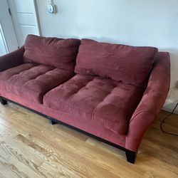 Red Couch For Sale!