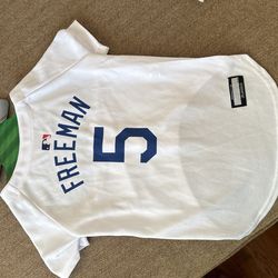 Dodgers Freeman Dog Jersey Size L