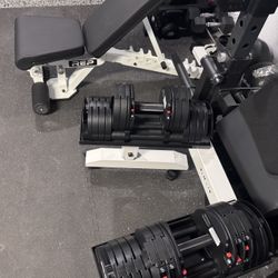 🏋️ REP Fitness Adjustable Bench + Dumbbells + Stand (Great Condition) 🏋️‍♂️