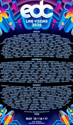 EDC ticket for sale $450