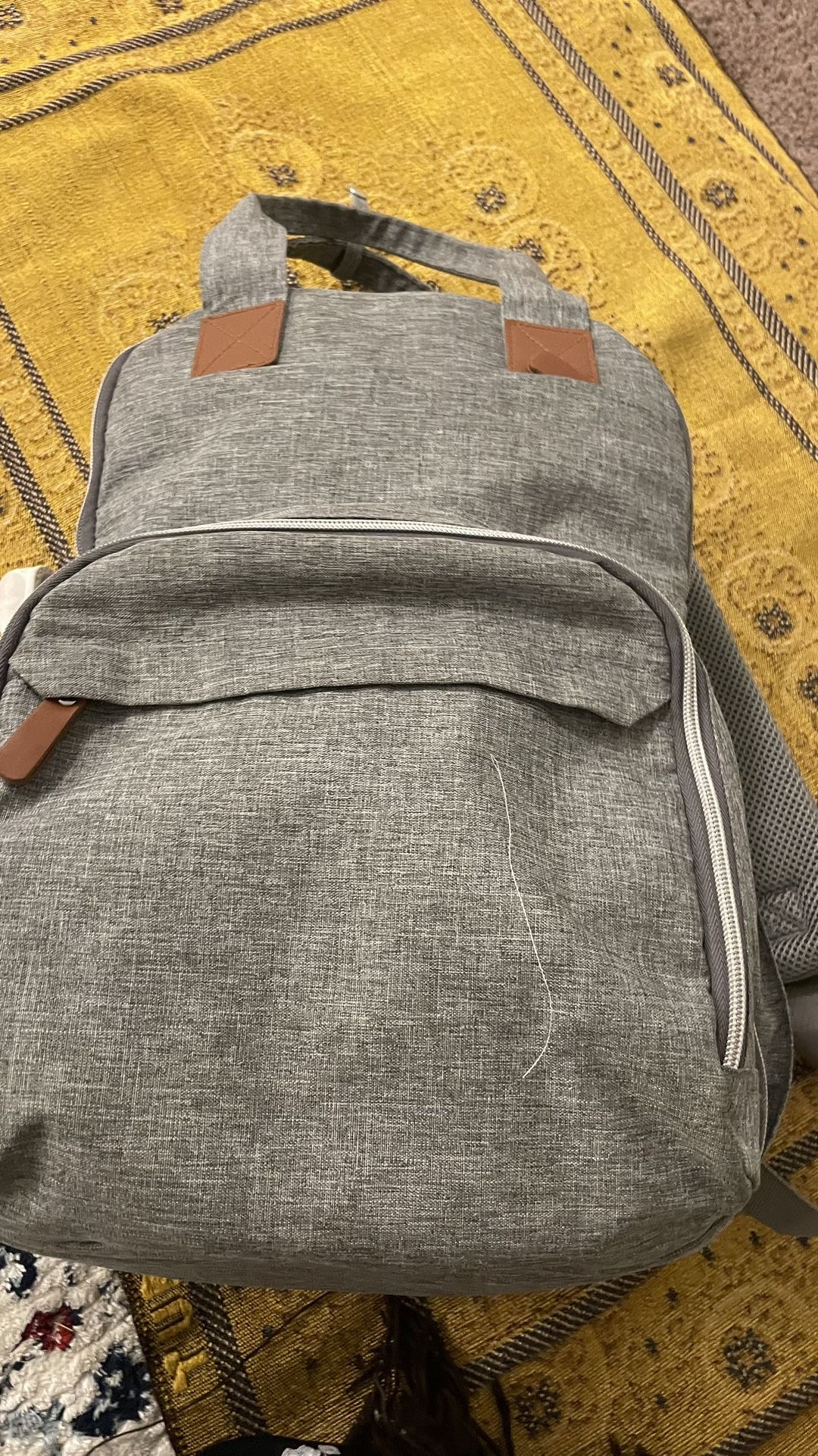 Grey Baby Bag