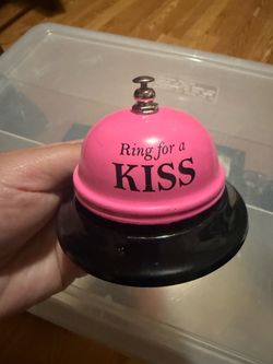 Ring for a KISS Las Vegas souvenir push button metal drink service bell