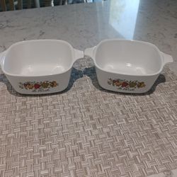 Vintage Corningware "Spice Of Life" Casserole Dishes