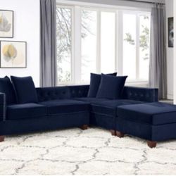 Sectional Sofa + Ottoman