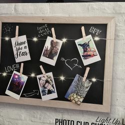 Shelf with Hooks or LED Chalkboard 