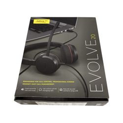 Jabra Evolve 20 UC Stereo Corded Audio USB Headset GN HSC016