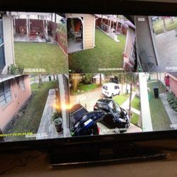 6 Camaras De Seguridad - 6 CCTV Security Cameras With Recorder ❗️INSTALLED❗️INSTALADAS 💯