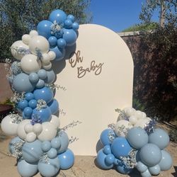 Balloon Backdrop, Baby shower Balloon Backdrop