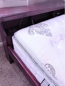 Full bed mattress and frame