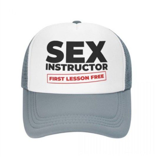 Sex Instructor Trucker Hat vintage cap funny adult