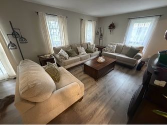 Ashley Furniture Living Room Set + Tables