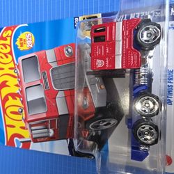 New Hot Wheels Transformers Optimus Prime