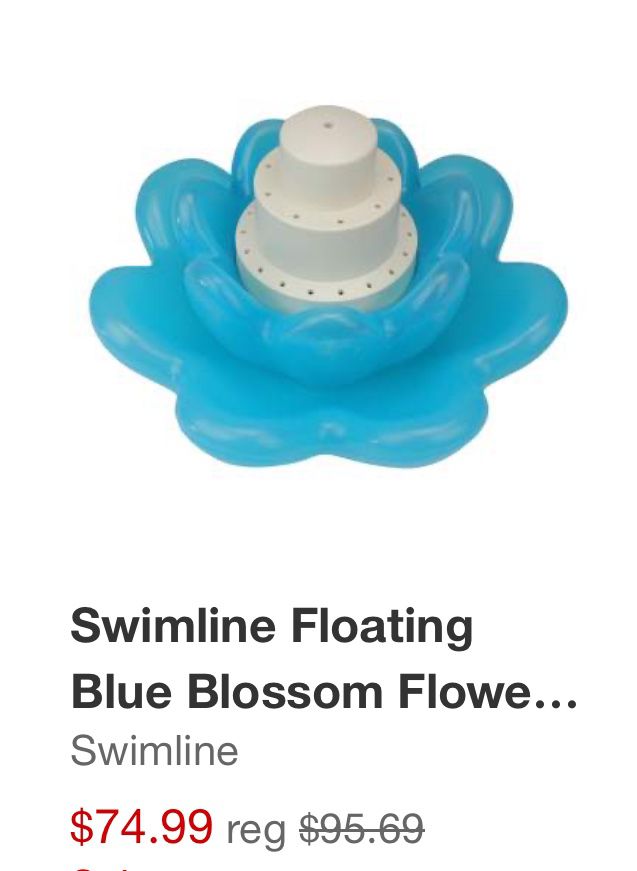 Swimline Floating Blue Blossom Flower