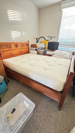 Full size mattress with free box spring and topper in east Ventura
