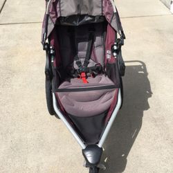 Bob Revolution Jogging Stroller Single -Plum, Black And Grey 