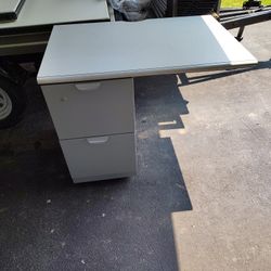 Steelcase Left Side Secretary Desk 