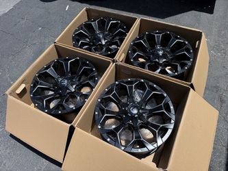 (4) 20” Fuel Wheels - D546