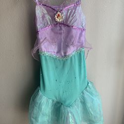 Disney Store Little Mermaid Kids Dress Costume Size 5/6 