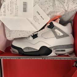 White Cement Jordan 4s