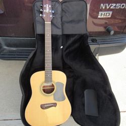 Olympia Model OD-3 By Tacoma-6 String Travel Guitar & Gig Bag

