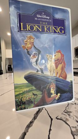 Brand New Disney The Lion King VHS Boxed Throw Blanket - New & Sealed! (50x70)