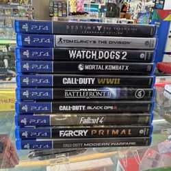 PS4 Games *PRICES VARY DEPENDING ON GAME*