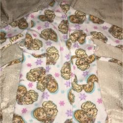 Girls bath robe size 10 Frozen 