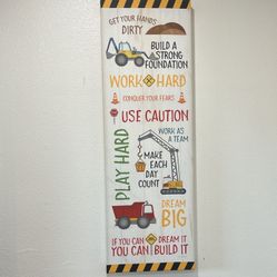 Construction Themed Room Decor