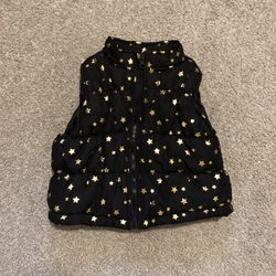 Toddler Girls Full Zip Puffer Vest, Size 18 Months
