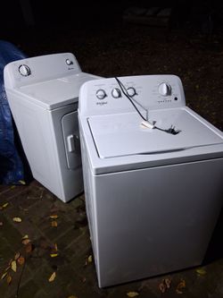 Whirlpool washer and Amana Dryer