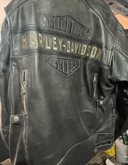 Harley-Davidson Passing Link Triple Vent Leather Jacket Men’s XL - Like New - $375