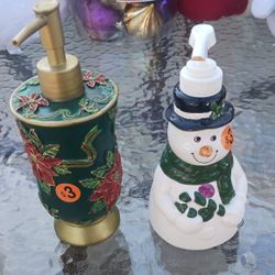 Holiday  Soap Dispensers