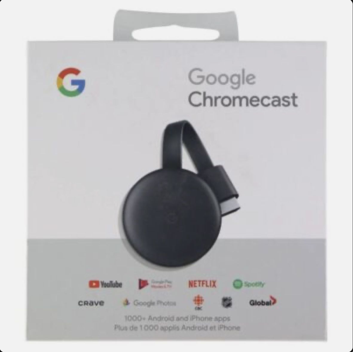 Google Chromecast 3rd Generation•New