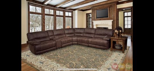 Power Reclining Sectional Couch
