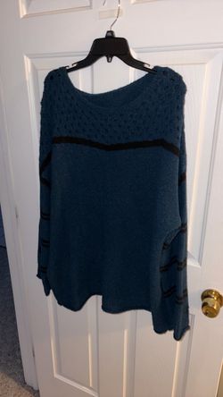 Dark blue with black stripes longsleeve shirt