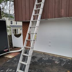 Werner 24ft Extension Ladder Aluminum 