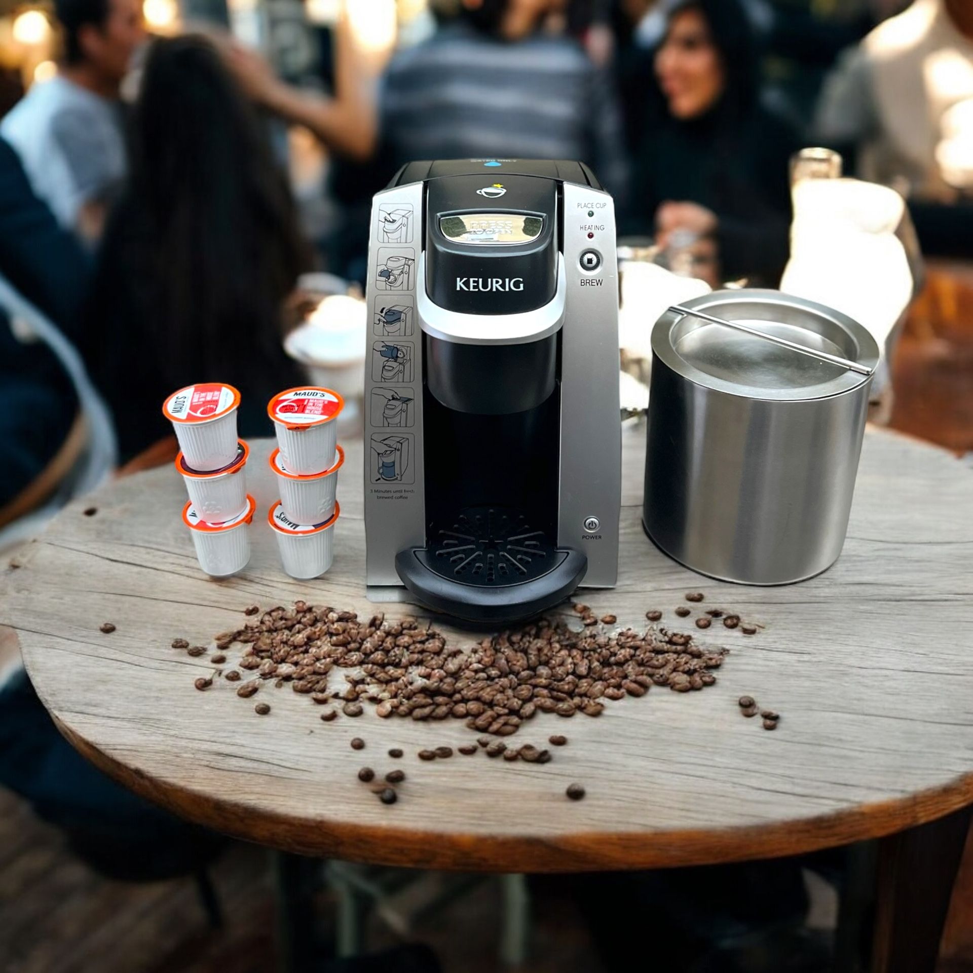 Multiple KEURIG K130 Coffee Maker + 6 Capsules + Metal Bin. LOW PRICE! FAST SHIPPING!