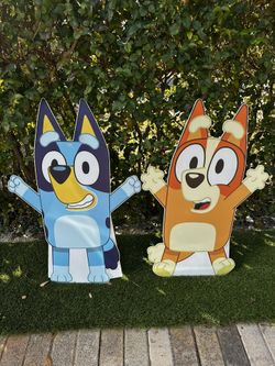 Bluey And Bingo Party Large Characters