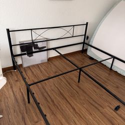Full size metal bed frame