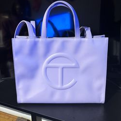 TELFAR Lavender Medium Shopping Bag