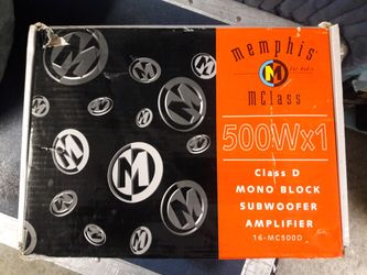 500 watt mono Block subwoofer Amplifier