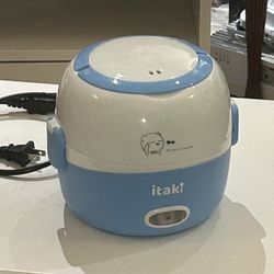 Itaki Electric Lunch Box / Portable Food Warmer (Complete Set) 