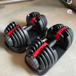 Adjustable Dumbbells 5lbs-52.5lbs Each (Brand New)