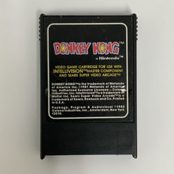Donkey Kong (Intellivision, 1982) Coleco By Nintendo Features Mario