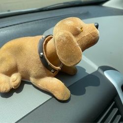 Bobble Head Dog Car For Dashboard  Decoration 