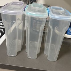 3 Cereal Containers For $2