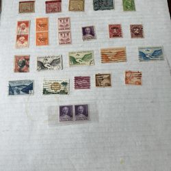 Canal Zone Stamp Lot Of 26 