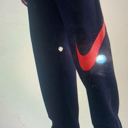 Nike Swoosh Black Sweats 