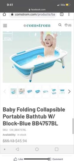 Baby Folding Portable Bathtub